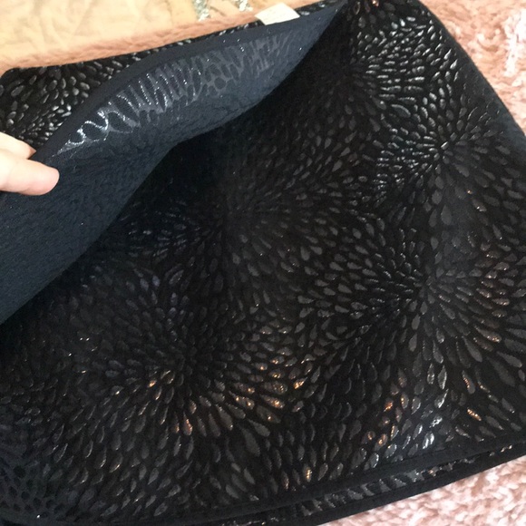 Loft faux wrap mini skirt black 8P starburst - Picture 3 of 8